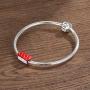 AIEGNOS 925 Sterling Silver Jewelry Sushi Charms Beads Gifts for Women Girls Fit European Charms Bracelet