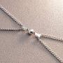 ZEINZE Stainless Steel Magnetic Couple Necklace, Matching Gift for Him Her Women Men Boyfriend Girlfriend Birthday Anniversary Christmas