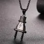 U7 Men Cool Plug Pendant Stainless Steel/Black Gun Plated/ 18K Gold Plated Hip Hop Necklace U7 Men Cool Plug Pendant Stainless Steel/Black Gun Plated/ 18K Gold Plated Hip Hop Necklace