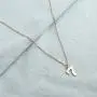 ENSIANTH Lucky Number Necklace Stainless Steel Pendant Necklace Birthday Gift Rose Gold Necklace Number 0-9 ENSIANTH Lucky Number Necklace Stainless Steel Pendant Necklace Birthday Gift Rose Gold Necklace Number 0-9