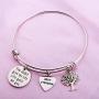 SEIRAA Stepmother Gifts You Didn’t Give Me Life Life Gave Me You Wire Bangle Bracelet Best Stepmom Gifts (Step mom Bracelet)