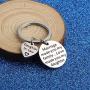 WUSUANED Daughter in Law Gift Marriage Made You My Family Love Made You My Daughter Keychain Wedding Jewelry Bride to Be Gift