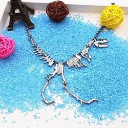 NIANXIN Dinosaur Skeleton Necklace Dinosaur Vintage Necklace Tyrannosaurus Pendant Fashion Collar Jewelry