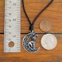 Cat Jewelry Celtic Crescent Moon Star Pentacle Pentagram Magic Wiccan Wicca Pagan Witch Witchcraft Protection Amulet Mens Pewter Pendant Necklace Lucky Good luck Charm Talisman for Men Women Girls