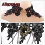 Halloween Costumes Jewelry for Women - Black Lace Choker Necklace Gothic Jewelry Accessories, Vampire Choker Necklace Costume for Teen Girls AE3753-23