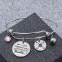 omodofo 2020 Graduation Gifts Bracelet Jewelry Inspirational Charm Compass Bangle Gifts for Girls Women