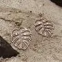 Coconut Palm Leaf Earrings Tropical Monstera Leaf Dangle Drop Earrings for Women Girls Jewelry Decor Coconut Palm Leaf Earrings Tropical Monstera Leaf Dangle Drop Earrings for Women Girls Jewelry Decor