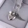 Personalized Customizable Urn Necklace for Ashes Stainless Steel Cremation Jewelry With Heart Angel Wing Memorial Pendant Personalized Customizable Urn Necklace for Ashes Stainless Steel Cremation Jewelry With Heart Angel Wing Memorial Pendant