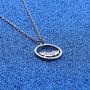 WUSUANED Pet Lover Gift Hamster Wheel Necklace Crazy Hamster Lady Hamster Lover Pendant Necklace Animal Lover Jewelry Gift for Women