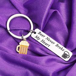 CENWA Country Music Gift Beer Loves Gift Beer Valentine Gift Beer Never Broke My Heart Summer Vacation Jewelry Country Concert Beer Holiday Drinking Gift