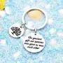 Sister Brother Gifts Key Chain for Daughter Son Family Tree - The Greatest Gift Our Parents Ever gave us was Each Other