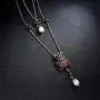 NORTHSTAR PEARLS AND JEWELRY: Beetle Scarab Insect Fashion Necklace for Adults Vintage Gold-Tone, Victorian Style. A Skull and Stars Necklace.