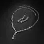 ABDOT Clear Rhinestone Bridal Jewelry Sets for Women Crystal Necklace Earrings Bracelet Set Silver-Tone Wedding Bridal Bridesmaid Gifts fit with Wedding Dress ABDOT Clear Rhinestone Bridal Jewelry Sets for Women Crystal Necklace Earrings Bracelet Set Silver-Tone Wedding Bridal Bridesmaid Gifts fit with Wedding Dress