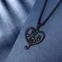 Beautlace Womens Musical Note Necklace Silver/18K Gold Black Gun Plated Treble Clef Music Note Jewelry Gifts for Music Lover Beautlace Womens Musical Note Necklace Silver/18K Gold Black Gun Plated Treble Clef Music Note Jewelry Gifts for Music Lover