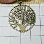 SIVITE Vintage Bronze Tree of Life with Wood Pendant Necklace Long Leather Chain Wooden Necklace for Women Girls SIVITE Vintage Bronze Tree of Life with Wood Pendant Necklace Long Leather Chain Wooden Necklace for Women Girls