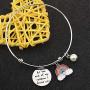Zuo Bao Rainbow Baby Gift at The End of My Rainbow I Found You Bracelet Gift for New Mom New Mommy Jewelry