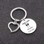 Funny Mama Llama Charm Keychain, Mama Llama Ain’t Got Time for Your Drama for Moms Friends Christmas Birthday Gift
