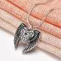 COCO Park Eagle Wing Love Heart Cremation Jewelry Memorial Urn Pendant Ashes Keepsake Necklace COCO Park Eagle Wing Love Heart Cremation Jewelry Memorial Urn Pendant Ashes Keepsake Necklace