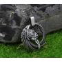 GuoShuang Norse Vikings OdinS Ravens Pendant Necklace Huginn And Muninn Jewelry