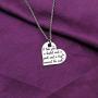 Detailed I Love You a Bushel and a Peck and a Hug Around The Neck Keychain Gift for Her