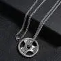 FIZIZDH Fitness Dumbbell Stainless Steel Barbell Piece Pendant Necklace 24 inch Keel Link Chain Unisex FIZIZDH Fitness Dumbbell Stainless Steel Barbell Piece Pendant Necklace 24 inch Keel Link Chain Unisex