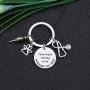 CYTING Veterinarian Keychain These Keys Belong to an Awesome Vet Tech/Nurse Keychain Appreciation Gift Veterinary Medicine Graduation Gift
