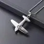 memorial jewelry Birthstone Personalized Airplane Mens Cremation Ashes Jewelry Initial Necklace memorial jewelry Birthstone Personalized Airplane Mens Cremation Ashes Jewelry Initial Necklace