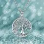 Odinstone Tree of Life Necklace, Sterling Silver Pendant for Women Girls, Best Jewelry Gifts for Mom/Wife/Grandma/Girlfriend(with Fine Gift Box) Odinstone Tree of Life Necklace, Sterling Silver Pendant for Women Girls, Best Jewelry Gifts for Mom/Wife/Grandma/Girlfriend(with Fine Gift Box)