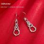 Silver Earrings for Women, 925 Sterling Silver Celtic Drop Earrings Jewelry Gifts for Mother Wife & Girlfriend