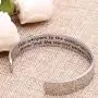 O.RIYA Encouragement Bracelet - Fate Whispers to The Warrior You Cannot Withstand The Storm and The Warrior Whispers Back I Sm The Storm, Inspirational Jewelry Gifts for Her