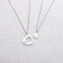 AKTAP Gift for Aunt Necklace Auntie And Niece Love Heart Pendant Necklace Gifts for Aunt from Niece Nephew