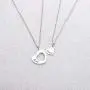 AKTAP Gift for Aunt Necklace Auntie And Niece Love Heart Pendant Necklace Gifts for Aunt from Niece Nephew