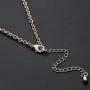 Hapibuy Crystal Wedding Jewelry Set Necklace Earring Set For Women and Brides Rose Gold and Silver Bridal Statement Jewelry Sets Hapibuy Crystal Wedding Jewelry Set Necklace Earring Set For Women and Brides Rose Gold and Silver Bridal Statement Jewelry Sets