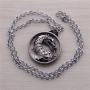 Generic Mortal Kombat Vintage Charms Dragon Amulet Necklace Grey Pendant