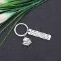 CYTING Emily Bronte Quote Hes More Myself Than I Am Inspirational Keychain Literature Gift for Book Lovers Teachers Librarians