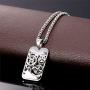 U7 Men Steampunk Jewelry Stainless Steel Rope Chain Cool Gear Pendant Necklace