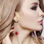 BriLove Womens Wedding Bridal Crystal Hollow Teardrop Chandelier Dangle Earrings BriLove Womens Wedding Bridal Crystal Hollow Teardrop Chandelier Dangle Earrings