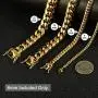 Jewelry Kingdom 1 Necklace and Bracelet for Men and Women 18K Gold Chain Cuban Link Chain for Mens Jewelry, Necklace for Women, Top 316L Stainless Steel, 7-3inches Long and 6-12MM Wide Optional Jewelry Kingdom 1 Necklace and Bracelet for Men and Women 18K Gold Chain Cuban Link Chain for Mens Jewelry, Necklace for Women, Top 316L Stainless Steel, 7-3inches Long and 6-12MM Wide Optional