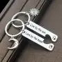 Ribukat Couple Keychain Puzzle Keychain for Boyfriend Girlfriend Live by The Sun Love by The Moon Keychain Set of 2 Moon Jewelry Gift for Couple Ribukat Couple Keychain Puzzle Keychain for Boyfriend Girlfriend Live by The Sun Love by The Moon Keychain Set of 2 Moon Jewelry Gift for Couple