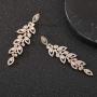 SWEETV Wedding Bridal Chandelier Earrings, Crystal Rhinestone Drop Dangle Earrings for Women Brides
