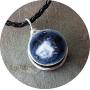 Earth Jewelry Waterfall Iceburg Glass Essential Oil Diffuser Aromatherapy Pendant Necklace 18''-20'' Adjustable