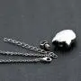 Jesse Ortega Eagle& Cat& Owl Animal Urn Necklace Cremation Jewelry Ashes Holder Keepsake Memorial Stainless Steel Necklace