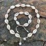 KARIDUN Bohemian Hawaiian Beach Seashell Choker Necklaces and Bracelets for Women Adjustable Conch Anklet Turtle Bracelet Turquoise Necklace and Bracelet Set