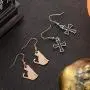 Halloween Drop Cross Earrings Gifts for Women Girl Her Ladies Teen 2 Pair Stainless Steel Dangle Earrings for Daughter Mom Student Coworker Friend on Christmas Birthday Costume Party Jewelry Set Halloween Drop Cross Earrings Gifts for Women Girl Her Ladies Teen 2 Pair Stainless Steel Dangle Earrings for Daughter Mom Student Coworker Friend on Christmas Birthday Costume Party Jewelry Set