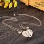 MJartoria BFF Necklace for 2-Split Valentine Heart Necklace TOGETHER FOREVER NEVER APART Best Friends Pendant Friendship Necklace Set of 2 Gifts for Her