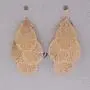 Grace Jun Bridal Vingtage 4 Teardrop Shape Pierced Dangle Earrings Large Statement Earrings
