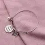 Zuo Bao Memorial Jewelry Sympathy Gift Now She Flies with Butterflies Butterfly Memorial Bracelet Loss Jewelry Gift for Her