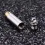 Bullet American Flag Cremation Ashes Urn Necklace Memorial Pendant Stainless Steel Waterproof Jewelry Bullet American Flag Cremation Ashes Urn Necklace Memorial Pendant Stainless Steel Waterproof Jewelry