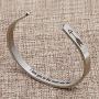 Myjewel Inspirational bracelets Stainless Steel Cuff Bangle Gifts for Women, Men Teens Girls -Motivational Mantra Quote inspirational Jewelry for friendship encouragement with gift box.