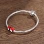 AIEGNOS 925 Sterling Silver Jewelry Seaweed Sushi Charms Beads Gifts for Women Girls Fit European Charms Bracelet